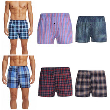 Pack of 6 Men's Woven Boxer