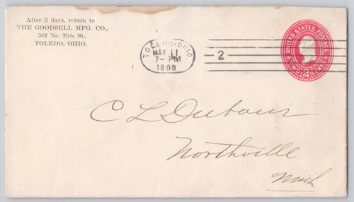 Toledo ohio goodsell mfg - ohio,