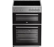 BEKO FTC6701S 60cm Electric Ceramic Cooker - Silver