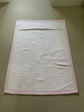 Laura Ashley Pink Gingham Rug 85 x 118cm