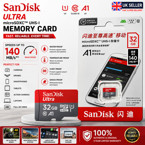 Sandisk ultra micro 32gb - sandisk, sd