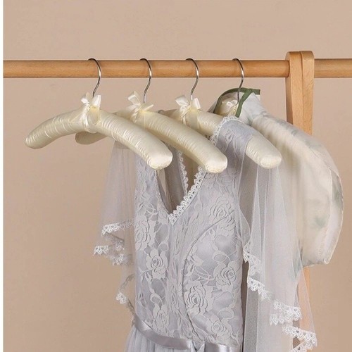 5pcs satin padded hangers - 5pcs,