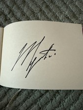 Signed In Person By Giacomo Agostini Motorcycle Racer Autograph Page