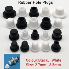 Hole Plugs Silicone Rubber Blanking End Cap Inserts Seal Bung Stopper 2.7-8.5mm