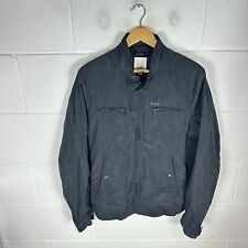 Diesel Jacket Mens Large Black Motorcycle Biker Y2K Retro Utility Parka Casual*