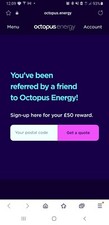  £50 off Octopus Energy Electric Gas Any Package Signup Discount Code- 596