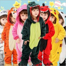 kids Children Halloween Xmas Onesiee Fancy Dress Costume Hoody Pajamas Book day