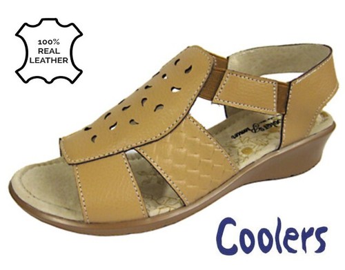 Ladies leather sandals - ladies, new