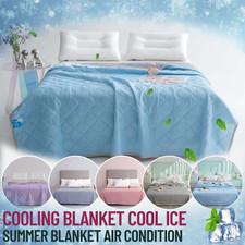 COOLING BLANKET COOL ICE SUMMER BLANKET AIR CONDITION HEALTHY SLEEP THIN QUILT