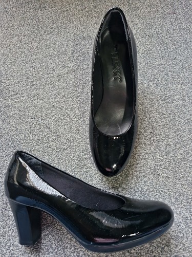 Black patent leather high - patent,