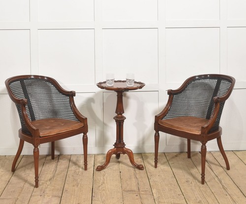 Pair regency style mahogany - style,