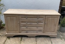 Limed oak effect Sideboard length 160 cm 79 cm height 55 cm width 