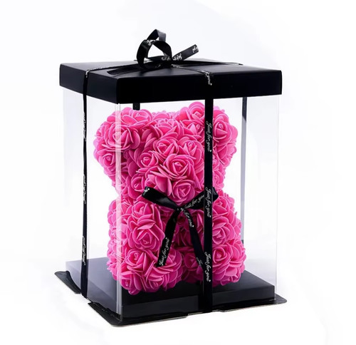 Rose bear artificial foam - bear,