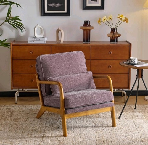 Solid wood accent chair - solid,