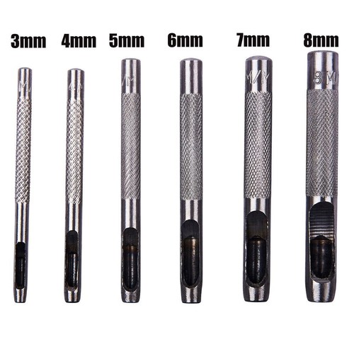 Hollow hole punch - 6x, for