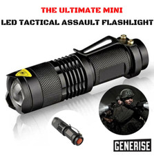 Mini LED Torch Tactical Small Powerful Flashlight Pocket 1000 Lumens Waterproof