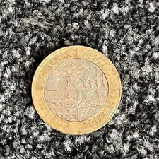 Rare 2 Pound Coin With Minting