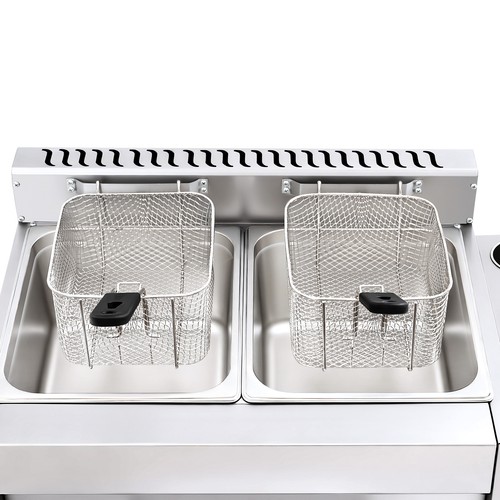 Countertop gas deep fryer - gas,