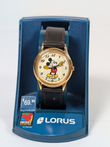 Vtg lorus watch mickey mouse - vtg,