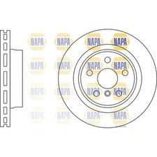 2x Brake Discs Vented For BMW 1 Series F40 118i NAPA Rear 34206891086