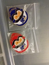 Chris Holder Red & Blue Helmet Gold Australia Gold Speedway Badges