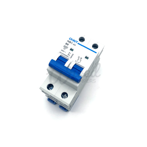Chint nb1 double pole 6a - chint,
