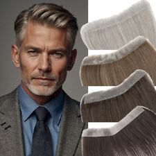 Mens Forehead Toupee 100%