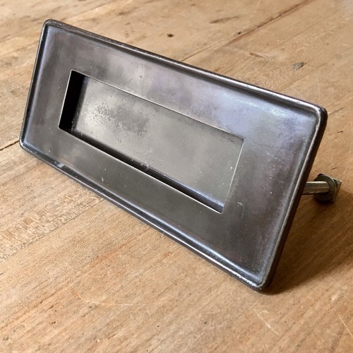 Antique brass letter - brass, box