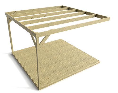 Wall mounted garden - mounted, pergola
