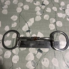 5.25” Myler Eggbutt without Hooks Comfort Snaffle Copper Roller MB 03 Bit