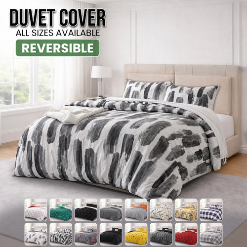 Reversible duvet cover - duvet,