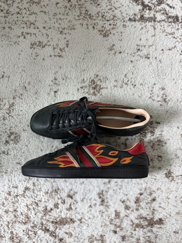 Gucci ace flame sneakers 12g - ace,