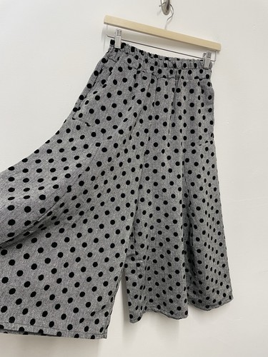 Polka dot culottes trousers - polka,