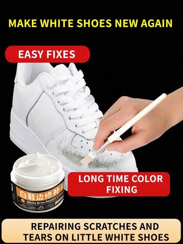 White shoe repair cream - repair,