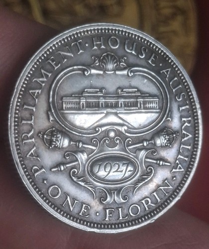 Australia silver florin - australia,