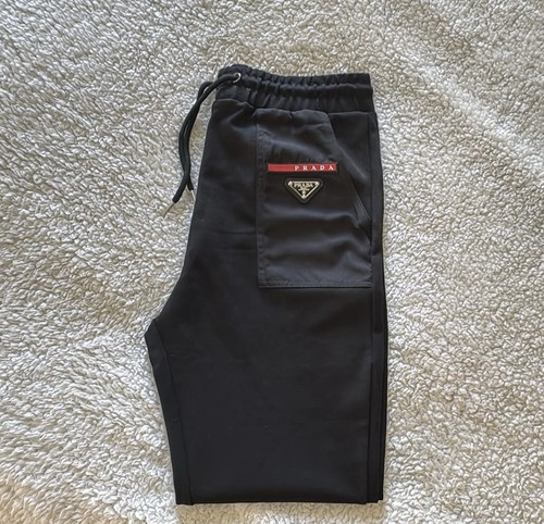 Prada joggers colour black - black,