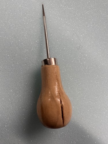 Leather craft wooden handle - wooden,