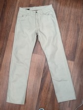 Men’s TOMMY HILFIGER Madison Straight Fit Tan Beige Trousers Jeans W31 L32 VGC