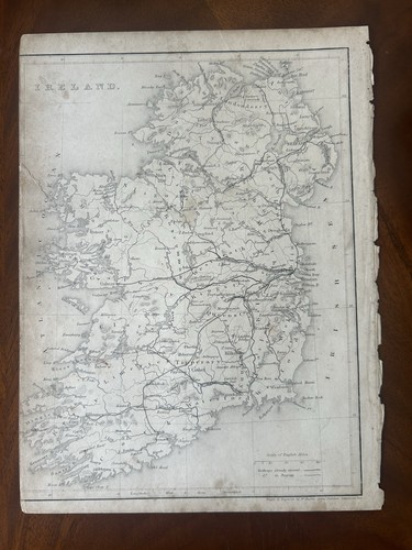 Antique 1846 map - antique,