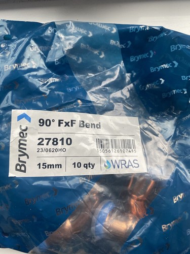 Brymec 15mm copper - 15mm, 90°