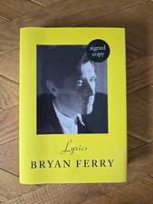 Bryan Ferry - Lyrics - signed
