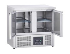 NEW 2 DOOR STAINLESS STEEL