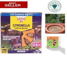 Set of 6 Citronella Coils with