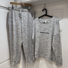 M&S - The Lounge Edit - Ladies Loungewear Set - Grey - UK18 - Preowned