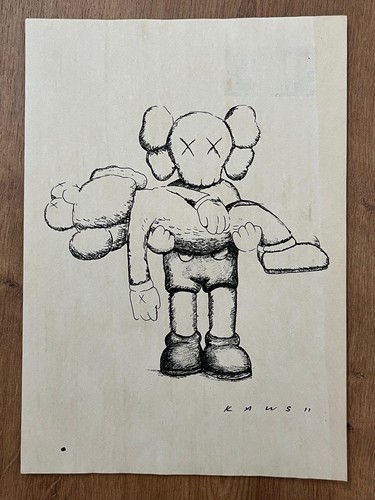 Kaws drawing and painting - kaws,