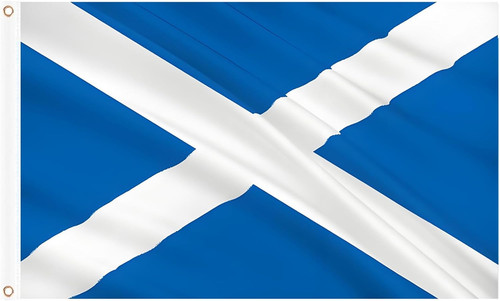 Scottish flag 5ft 3ft - 5ft, large