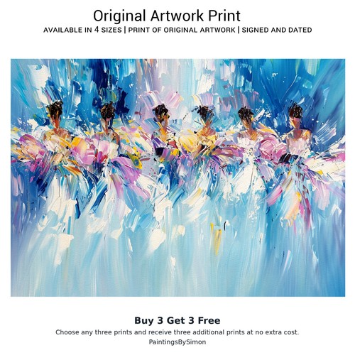 Ballet dancers matte paper - ballet,