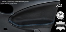 BLUE STITCH 2X FRONT DOOR CARD
