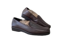 Shoes Brand New M+S Footglove Slightly Wider Fit In Brown Leather Women Size 5