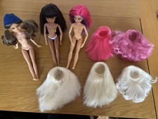 Bundle Of 3 Spin Master Liv Dolls With 8 Wigs